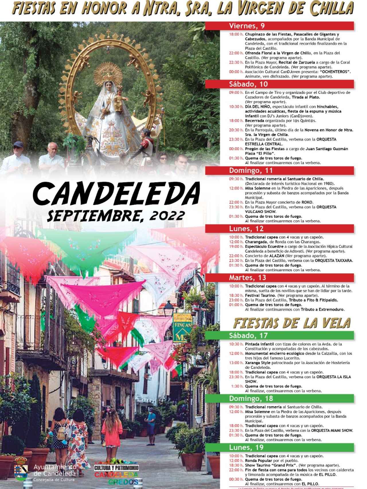 Fiestas en honor a Nuestra Señora de la Virgen de Chilla