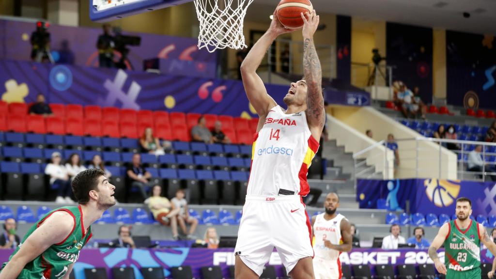 Willy Hernangómez, durante el partido del Eurobasket contra Bulgaria jugado en Georgia