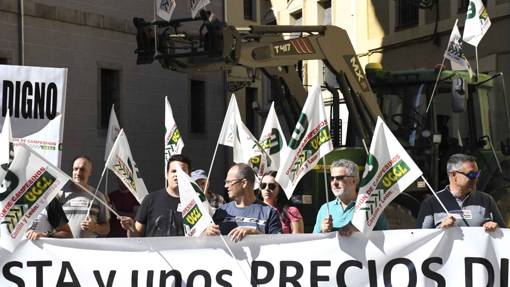 Manifestación del sector agroganadero en Segovia