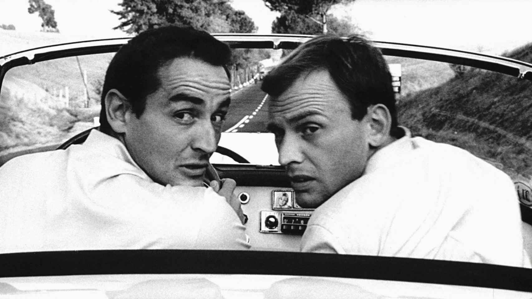 Vittorio Gassman y Jean-Louis Trintignant en 'La escapada'