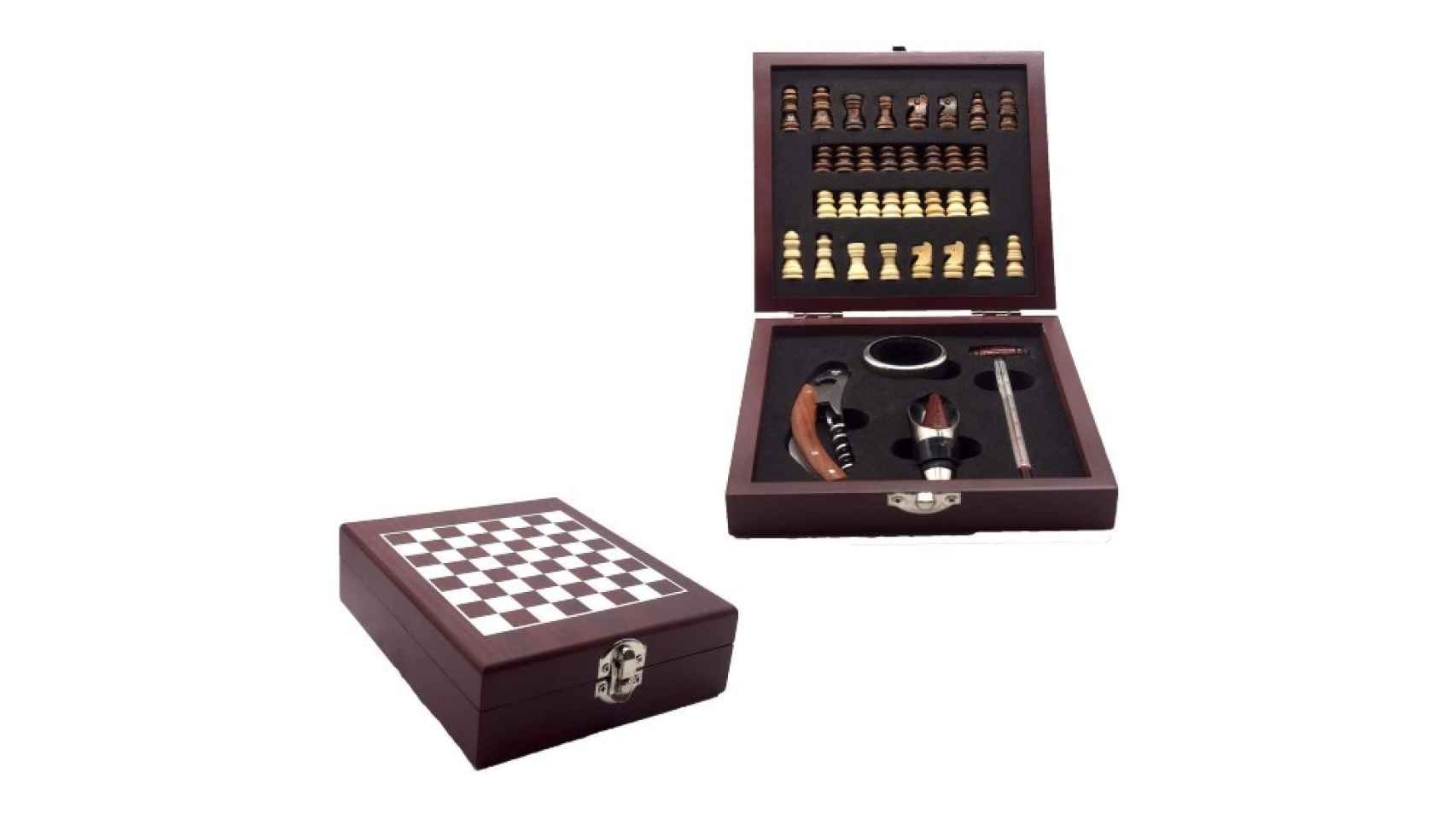 Set de accesorios para vino y ajedrez de InnovaGoods