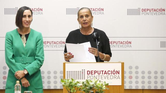 La presidenta de la Deputación de Pontevedra, Carmen da Silva.