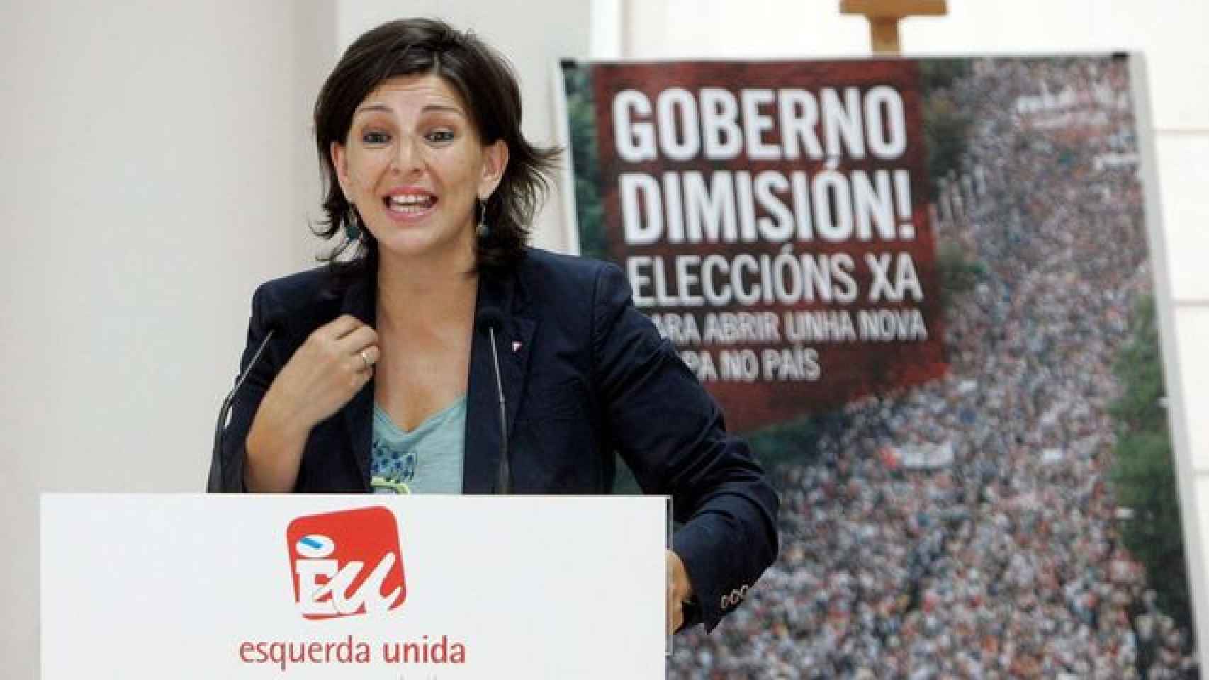 Yolanda Díaz, en 2012.