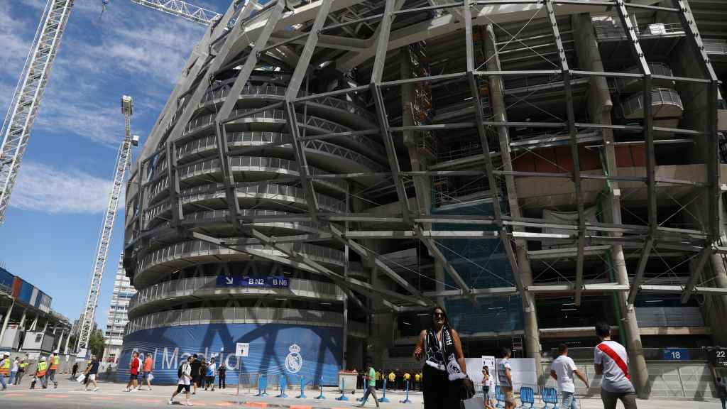 El Santiago Bernabéu, en obras