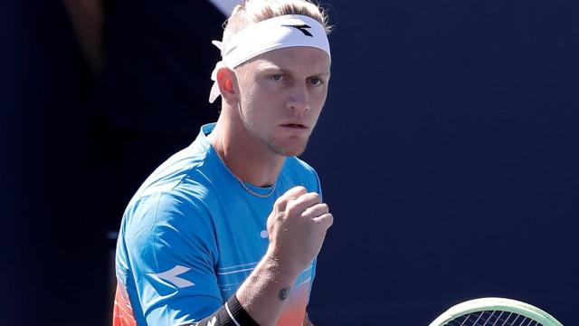 Alejandro Davidovich durante el US Open