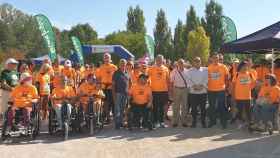 Participantes en la I Carrera Inclusiva de Aspaym Castilla y León por la Lesión Medular