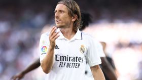 Luka Modric, en un partido del Real Madrid de la temporada 2022/2023