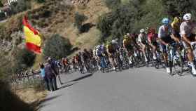 El pelotón, durante la 15ª etapa de La Vuelta a España 2022