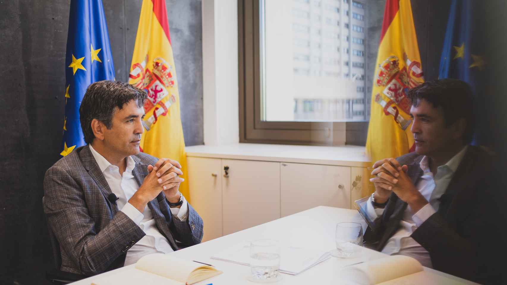 Gonzalo García Andrés, secretario de Estado de Economía y Apoyo a la Empresa, durante la entrevista.