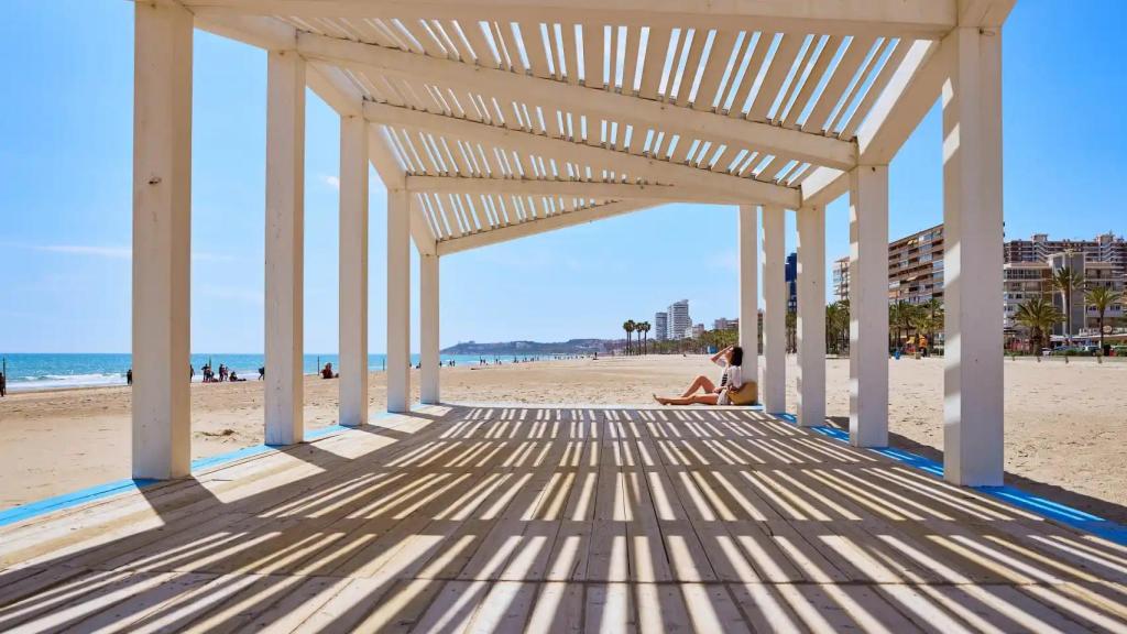 Una playa valenciana.