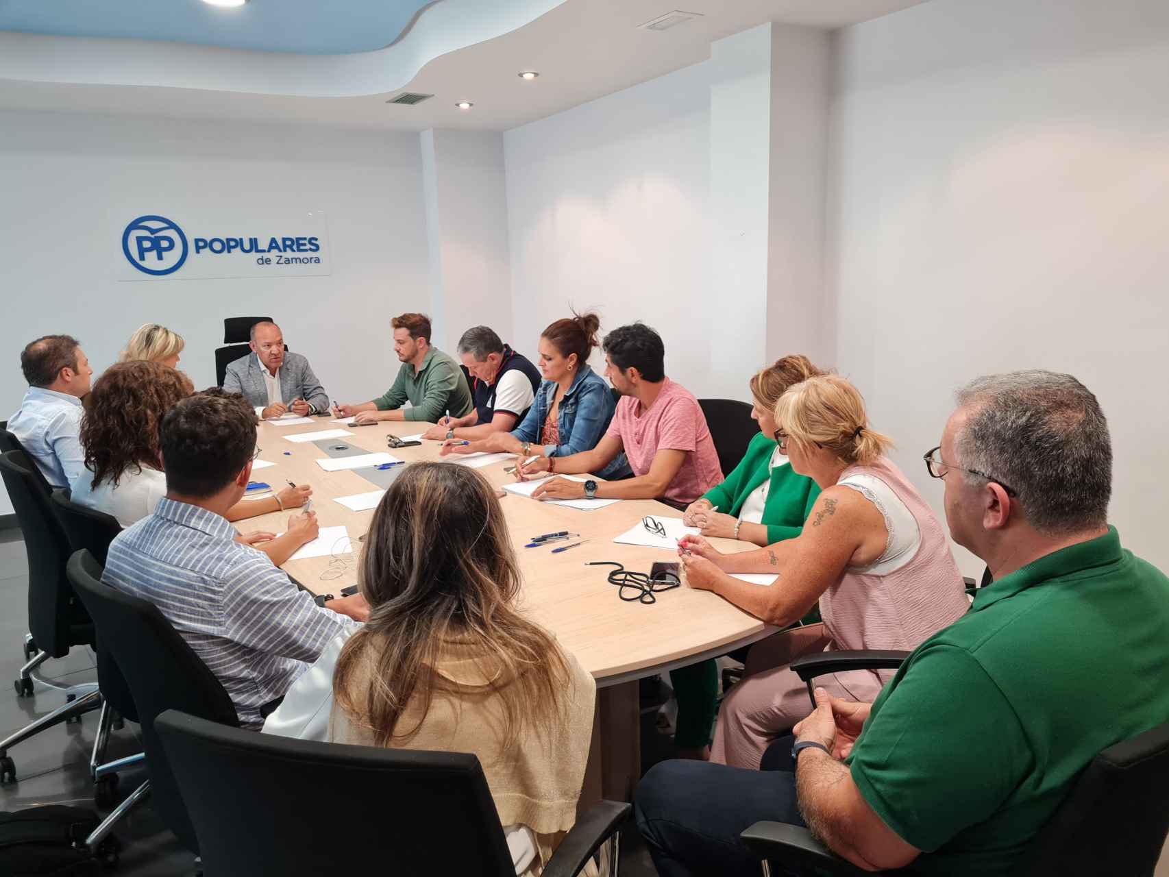 Reunión del Comité de Dirección del PP de Zamora, este lunes.