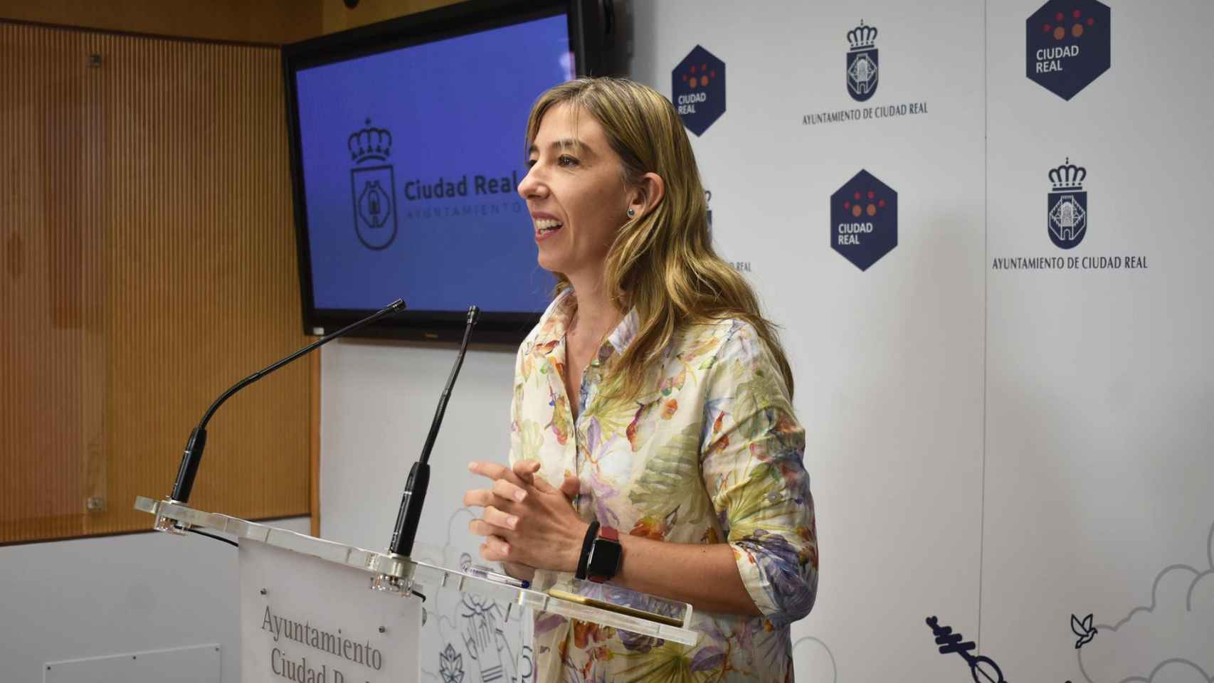 Marina Boadella, portavoz del equipo de Gobierno en el Ayuntamiento de Ciudad Real.