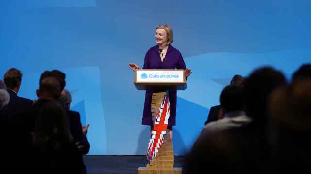 Liz Truss, primera ministra de Reino Unido, en su primer discurso tras ganar las primarias.