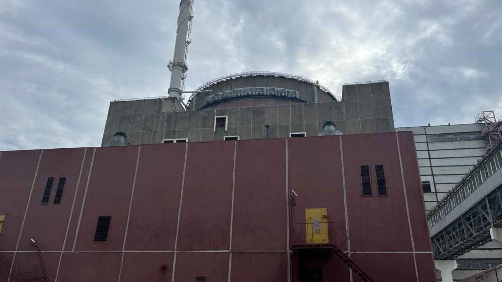 Imagen de la planta nuclear de Zaporiyia.