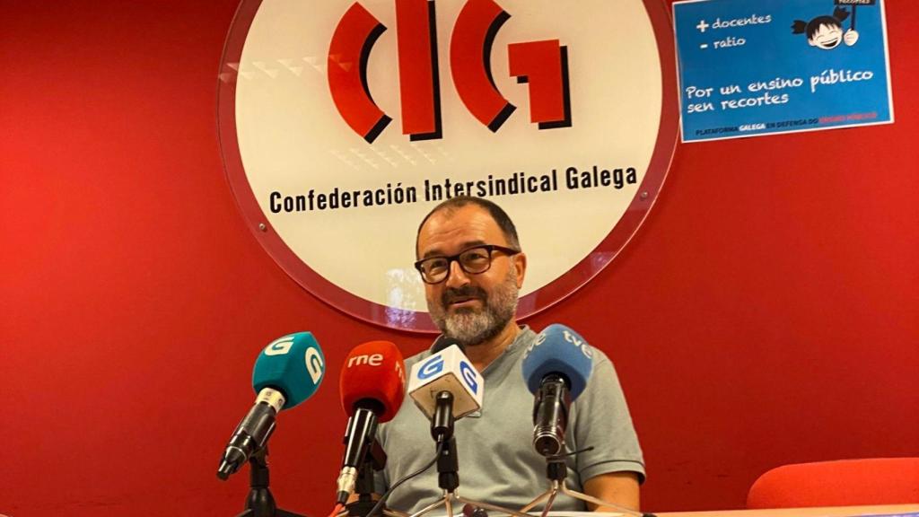 El secretario nacional de CIG-Ensino, Suso Bermello