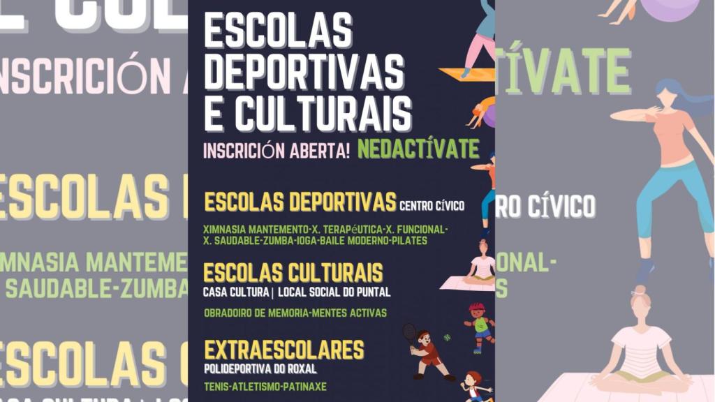 Neda (A Coruña) presenta las actividades del programa deportivo y cultural para este nuevo curso