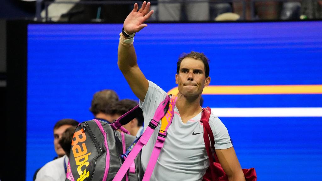 Nadal, tras caer eliminado con Tiafoe.