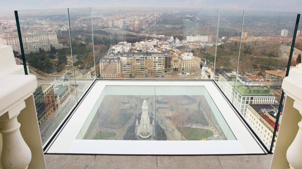 Vistas desde la terraza del Hotel RIU de Plaza de España.