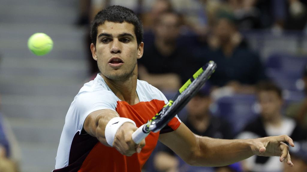 Carlos Alcaraz, en el US Open