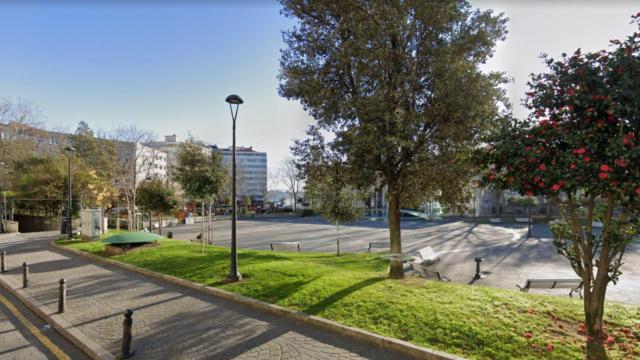 Vista de la plaza de la Tolerancia de A Coruña