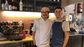 Deimer Acosta y Pedro, propietarios del nuevo restaurante Fábula