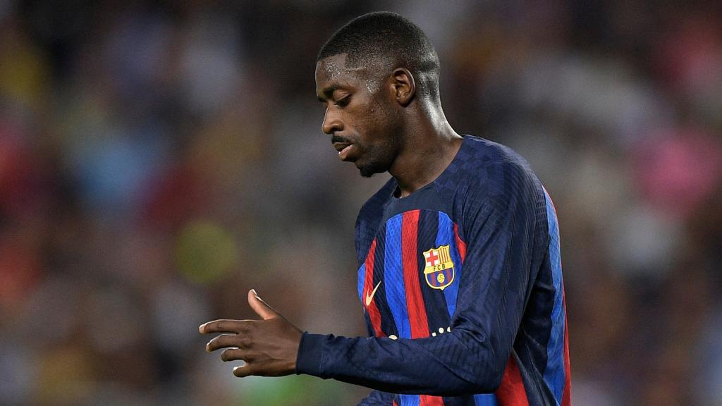 Ousmane Dembélé se lamenta