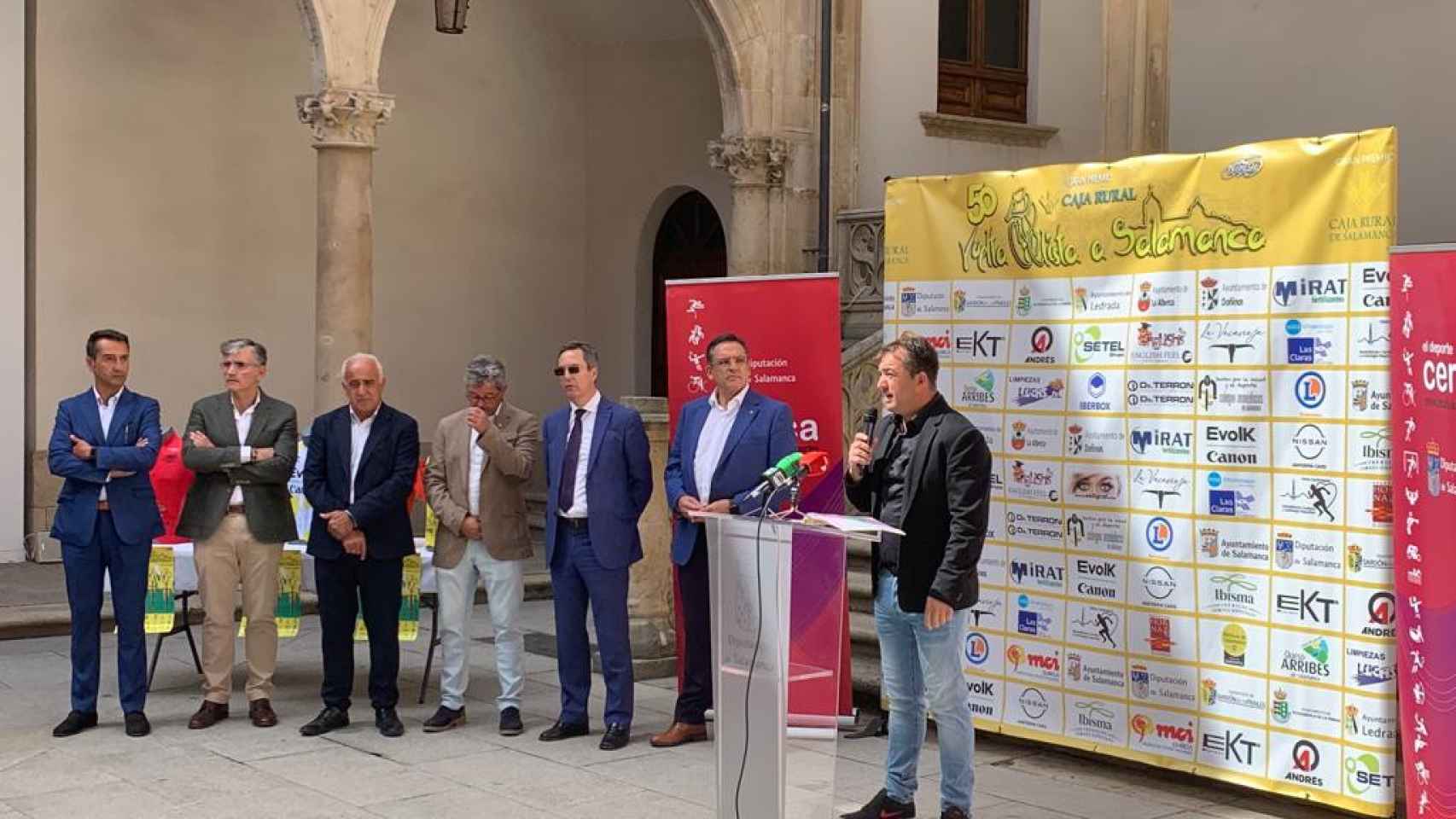 Presentación en La Salina de La Vuelta a Salamanca