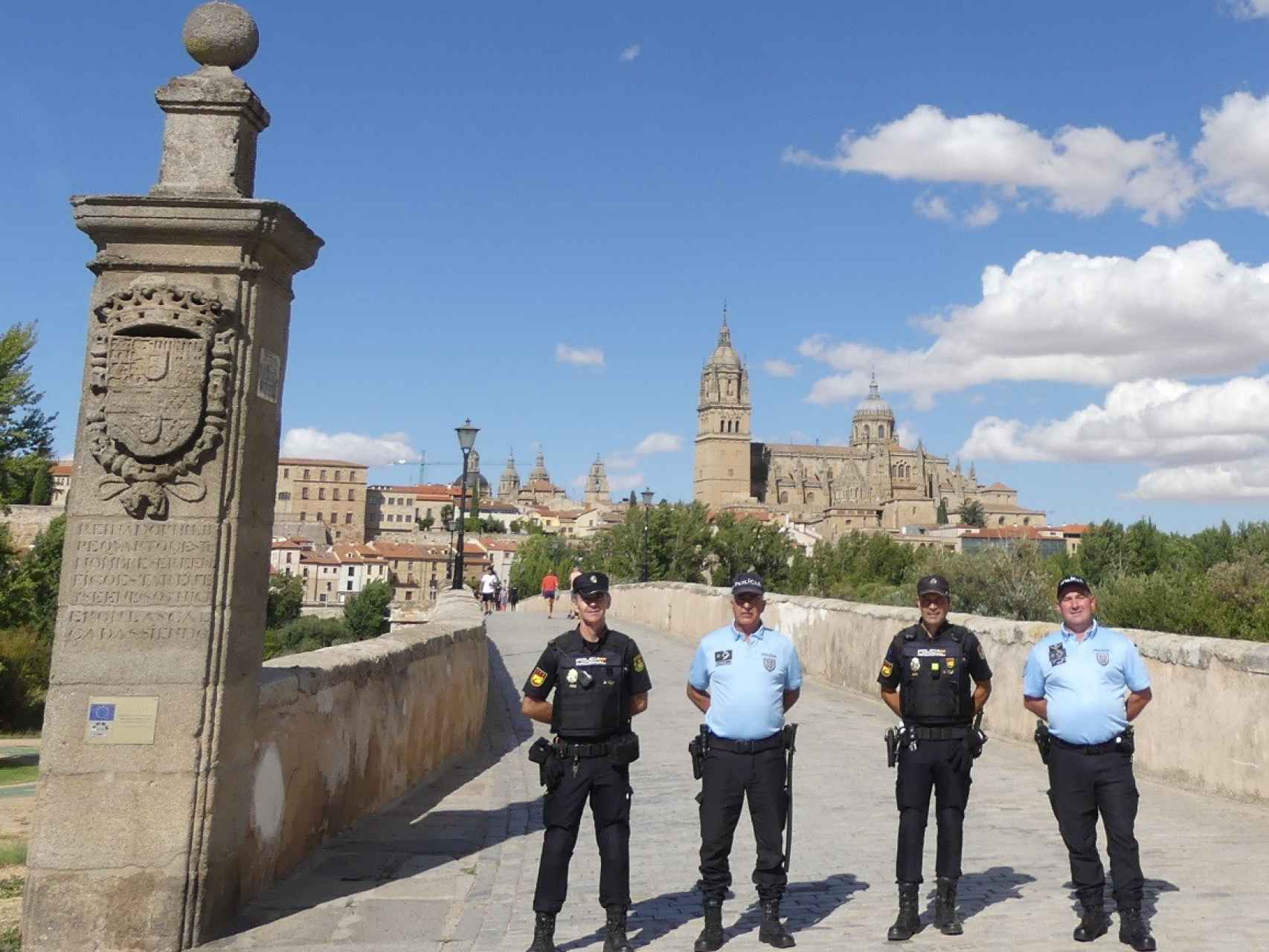 Cuatro agentes de la Policía Nacional de Salamanca y de la Policía de la Portugal