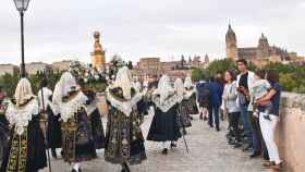 Ofrenda Floral a la Virgen de la Vega en las Ferias de Salamanca