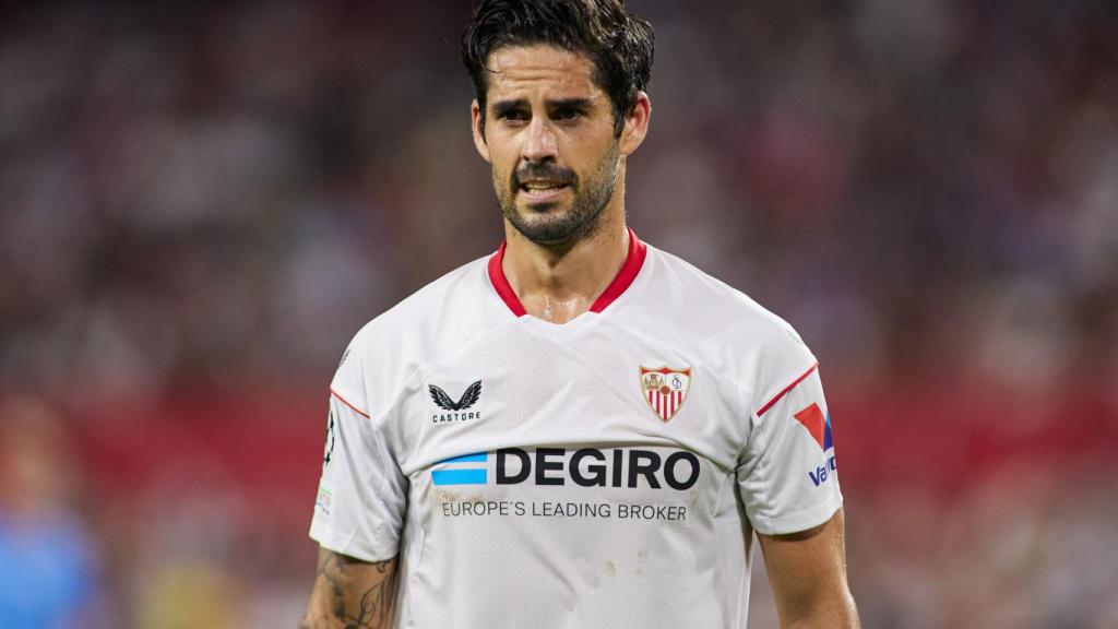 Isco, en un partido del Sevilla de la temporada 2022/2023