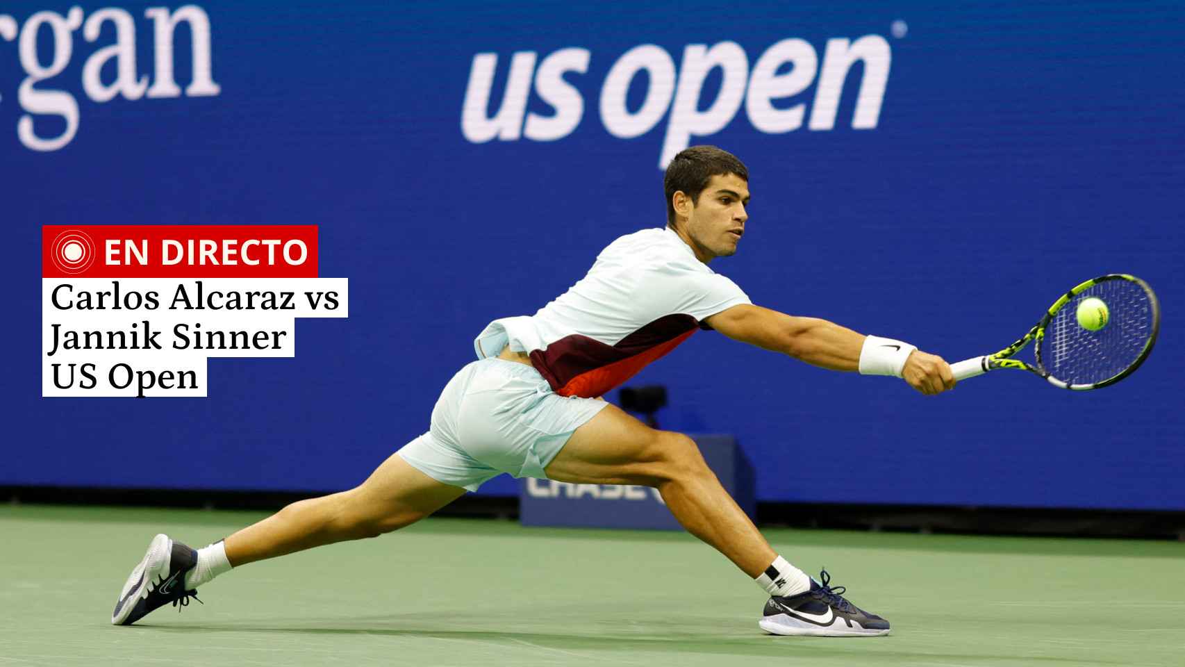 Alcaraz - Sinner, hoy en directo | Cuartos de final del US Open, partido de tenis en vivo