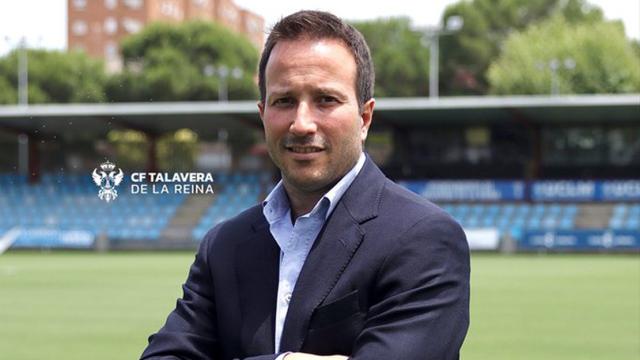 Josué Blázquez, presidente del Talavera. Foto: CF Talavera.