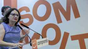 Mónica Oltra, exvicepresidenta valenciana, el día que anunció su dimisión.