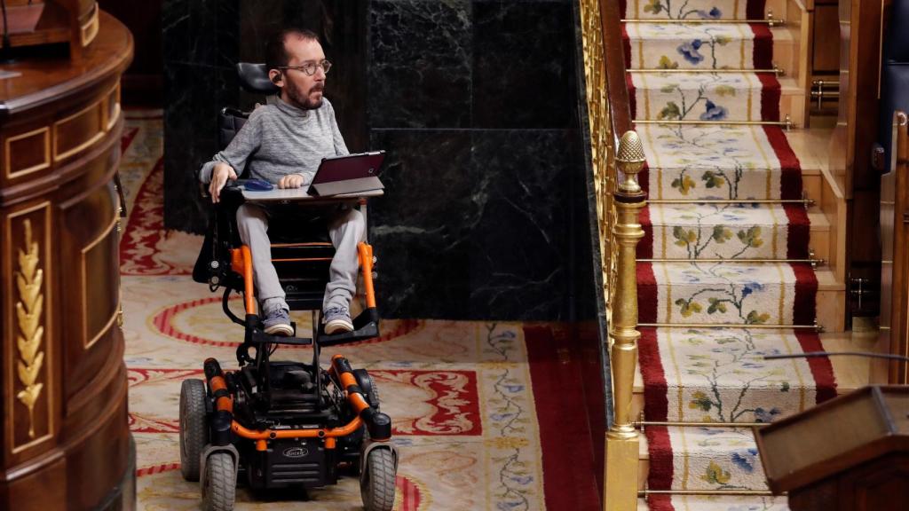 Pablo Echenique en el Congreso de los Diputados.