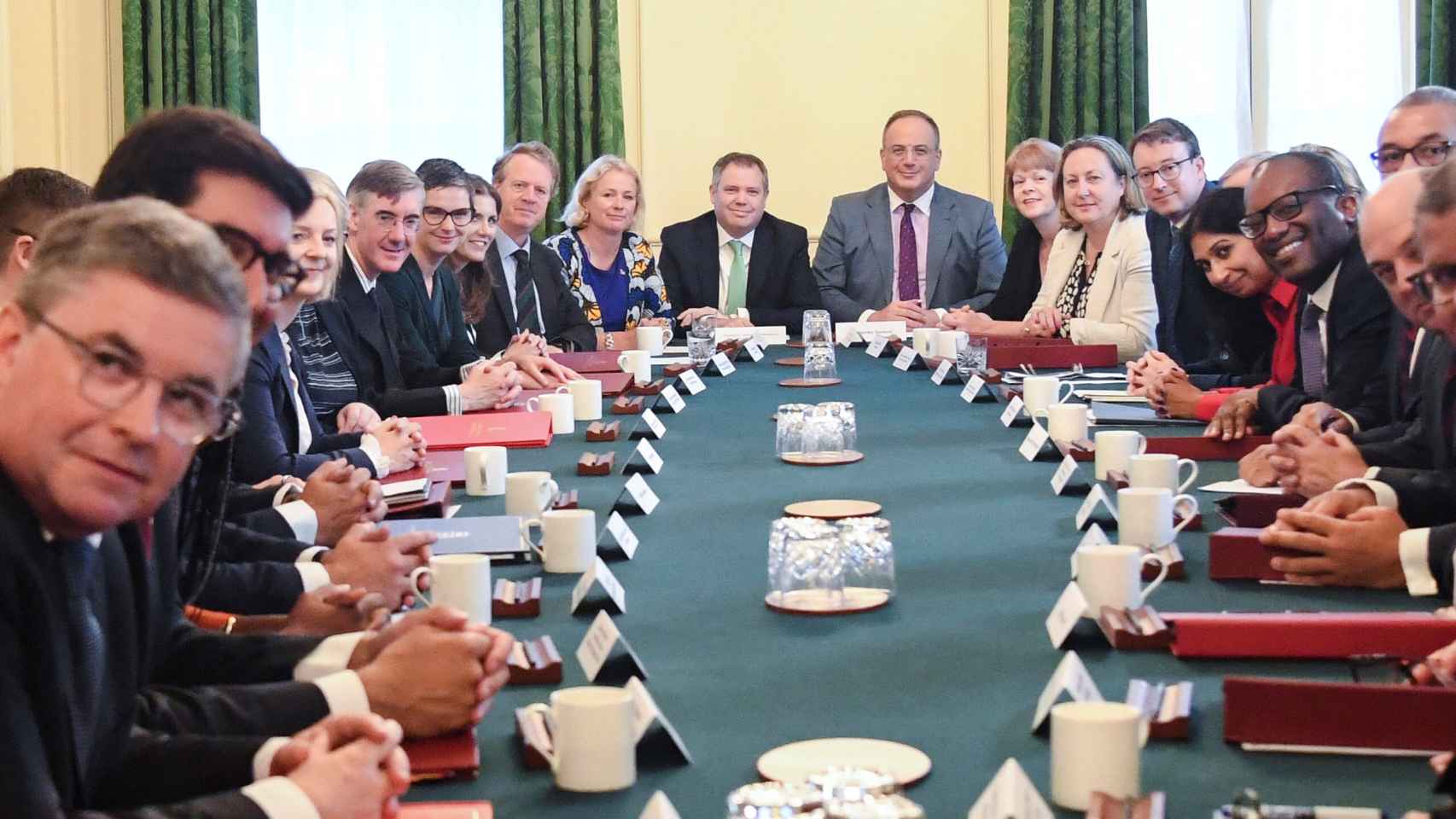 Primera reunión de gabinete del nuevo Gobierno de Reino Unido, con Liz Truss como primera ministra.
