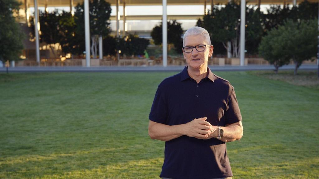 Tim Cook en Cupertino (California)