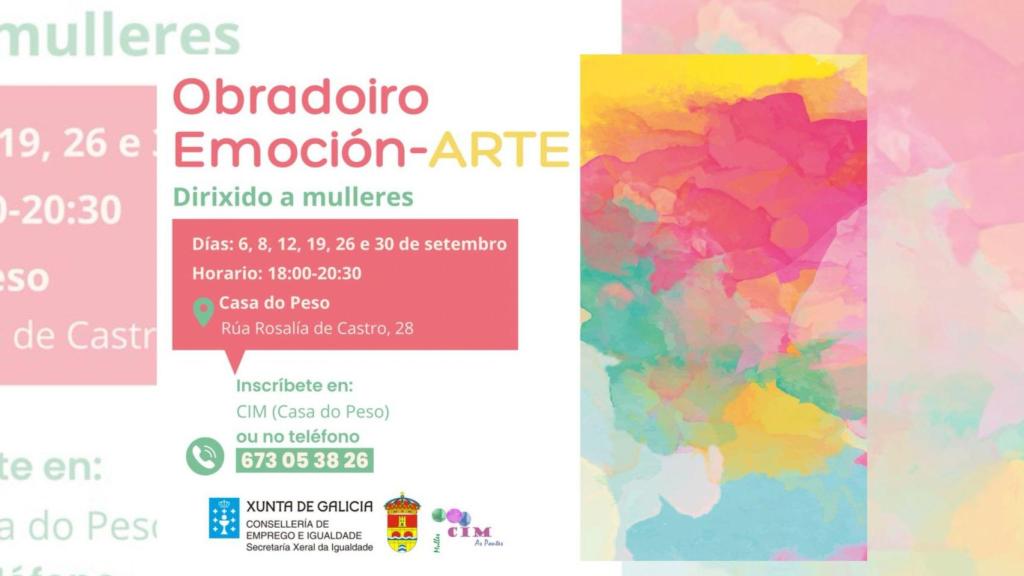 As Pontes (A Coruña) estrena ‘Emocion-arte’ un proyecto de autoconocimiento a través del arte