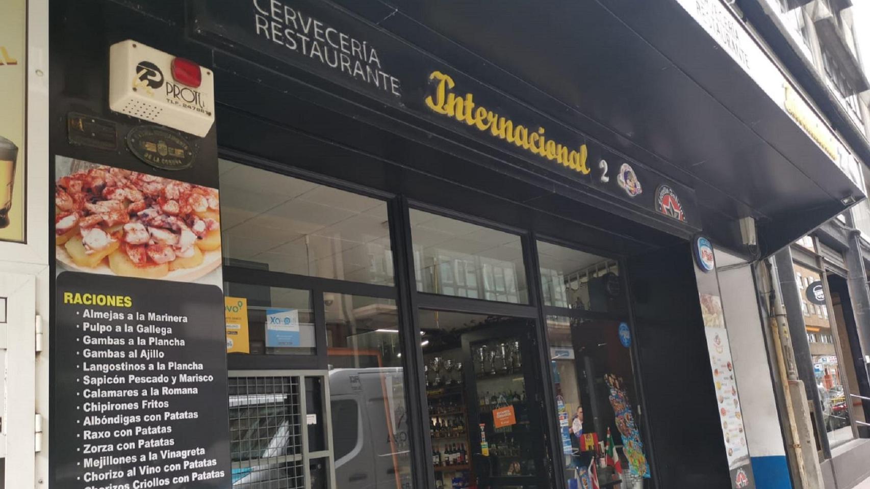 La Cervecería Internacional 2, en la calle Rubine de A Coruña.