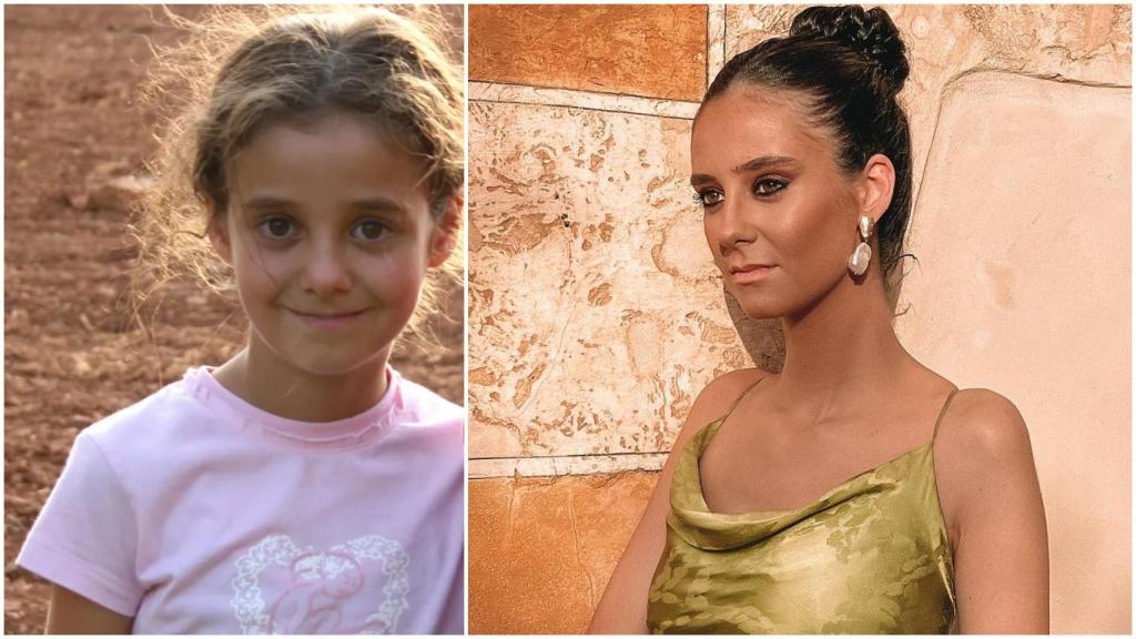 Victoria, en su edad infantil y en la actualidad.