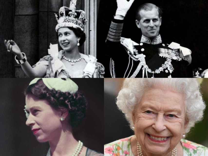 Isabel II de Inglaterra a lo largo de los años
