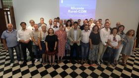 Alcaldes en la presentación Alicante Rural.