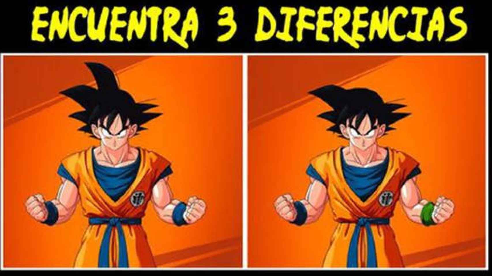 ¿Ves las diferencias en el acertijo visual de 'Goku'?