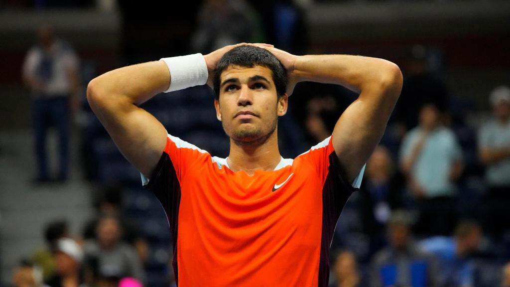 Alcaraz, tras derrotar a Sinner en el US Open.