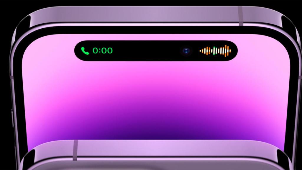 Dynamic Island en el iPhone 14