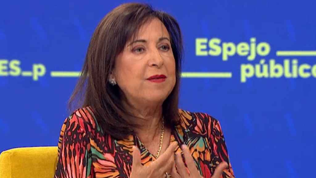 Margarita Robles, ministra de Defensa, este jueves en 'Espejo público', en Antena 3.