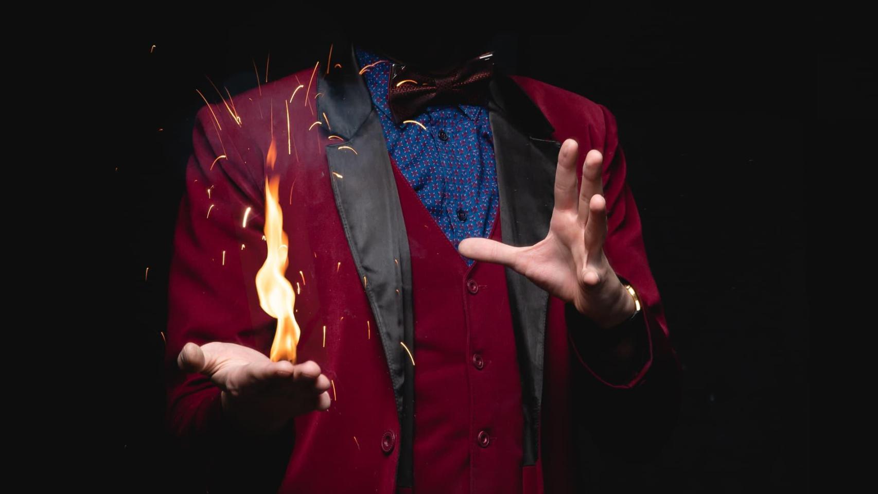 Imagen de archivo de un espectáculo de magia