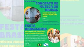 Concierto de música de Brasil y Fiesta brasileña en el Círculo de Artesanos de A Coruña.
