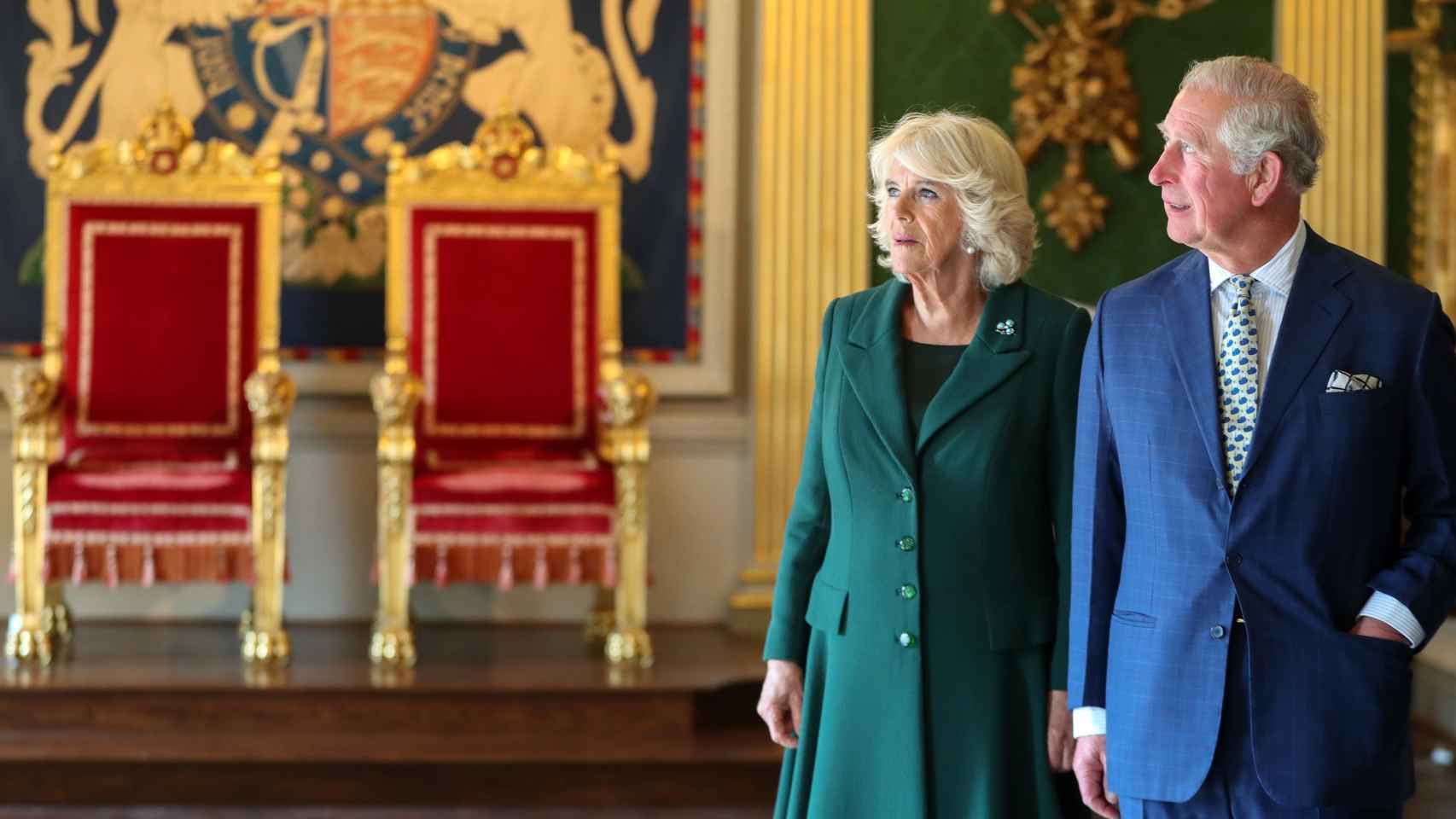 El nuevo Rey, Carlos III, junto a su mujer, Camilla, en una fotografía tomada en Hillsborough, en marzo de 2019.