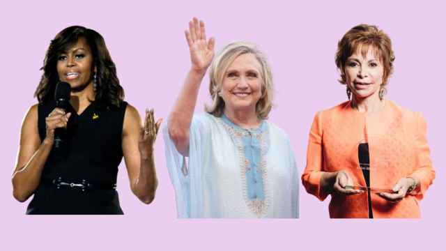 Michelle Obama, Hillary Clinton e Isabel Allende.