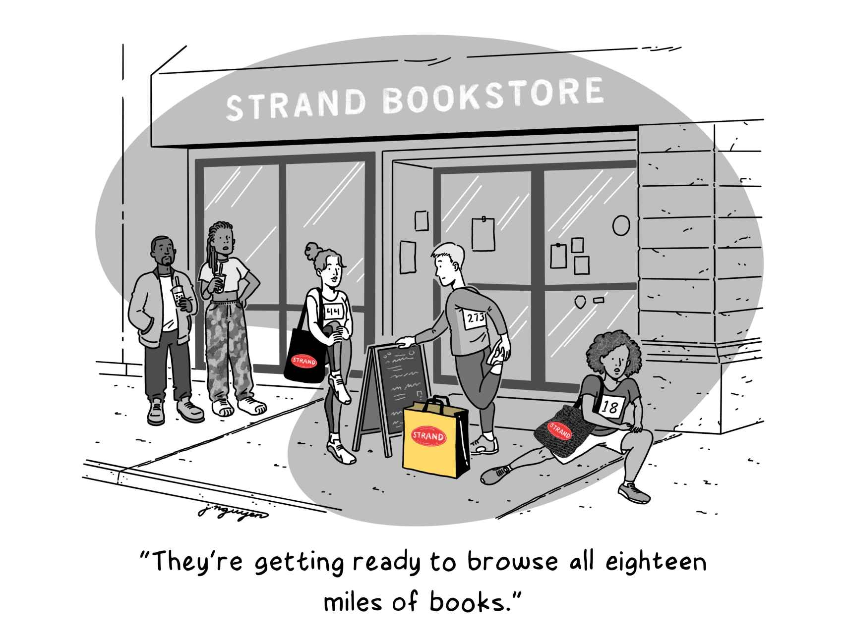 Bottega Veneta The Strand - The New Yorker Cartoon 05 Bookstore